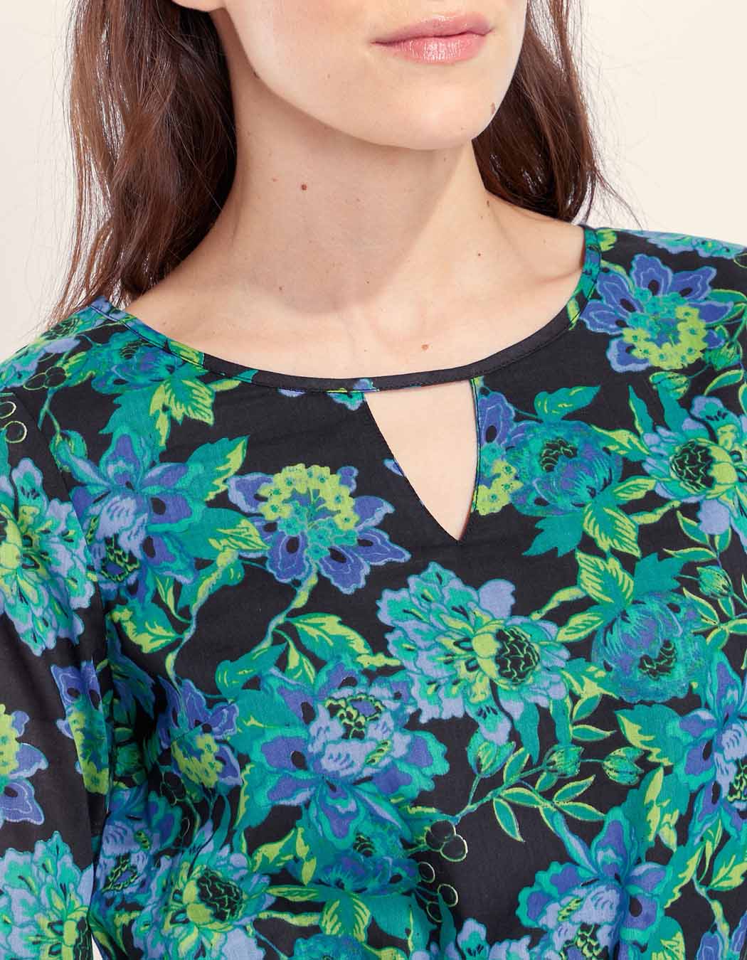 Robe imprimée doublée coton bio ELVA