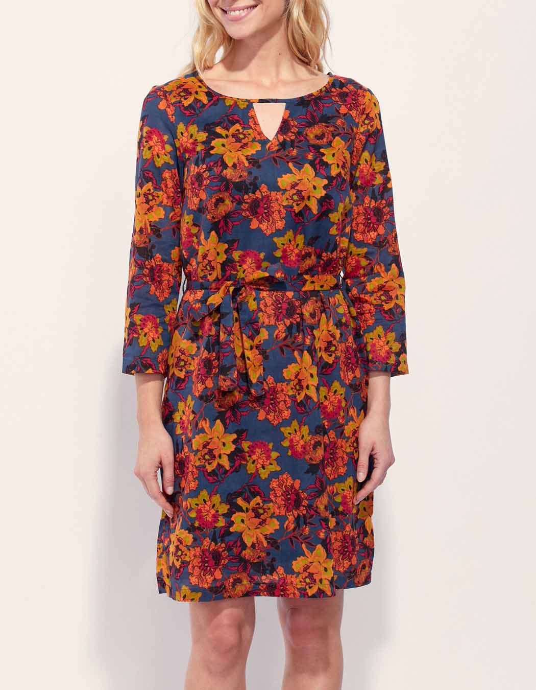 Robe imprimée doublée coton bio ELVA