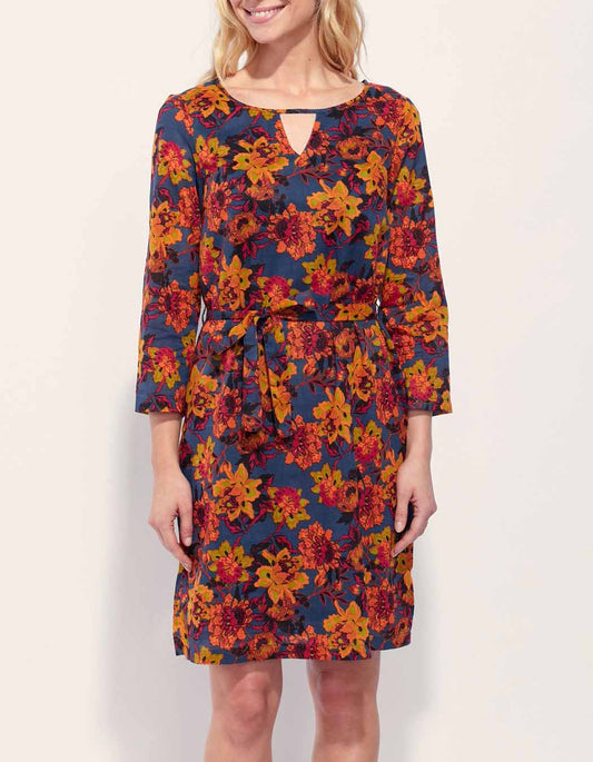 Robe imprimée doublée coton bio ELVA