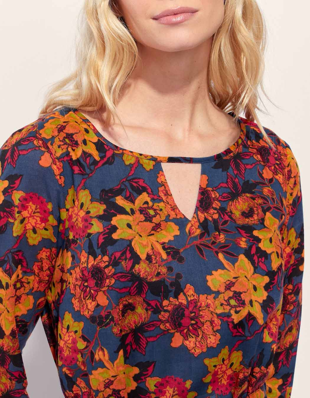 Robe imprimée doublée coton bio ELVA