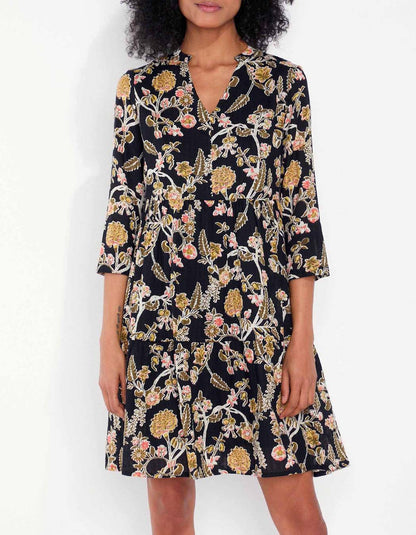 Robe coton volantée imprimée MIYAMA