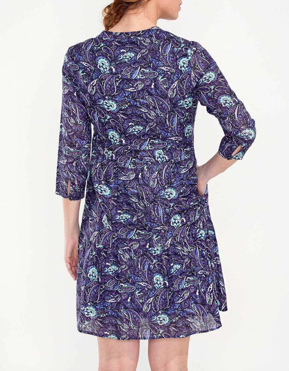 Robe coton volantée imprimée MIYAMA