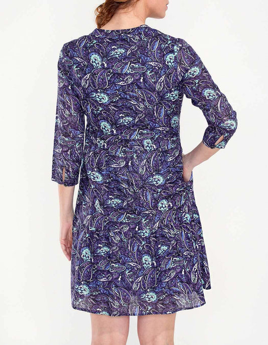 Robe coton volantée imprimée MIYAMA
