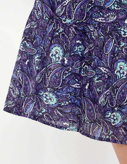 Robe coton volantée imprimée MIYAMA