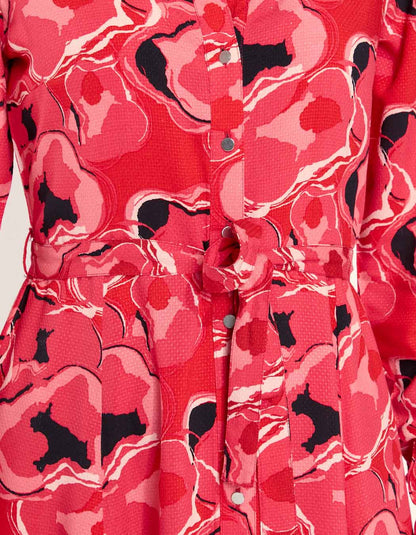 Robe chemise longue imprimée ALI