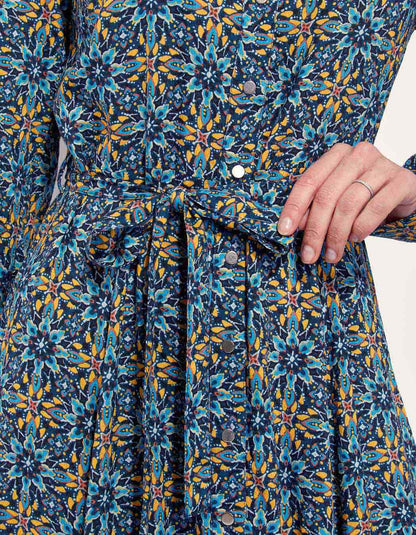 Robe chemise longue imprimée ALI