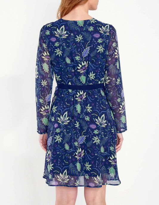 Robe fluide voile imprimée DASKAL