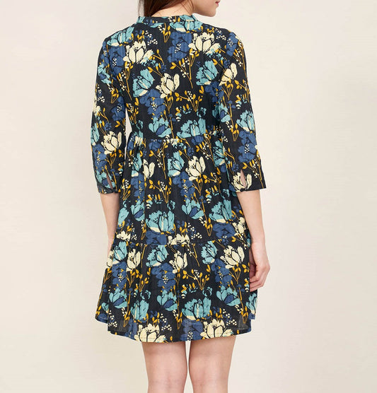Robe ample imprimée coton MIYAMA