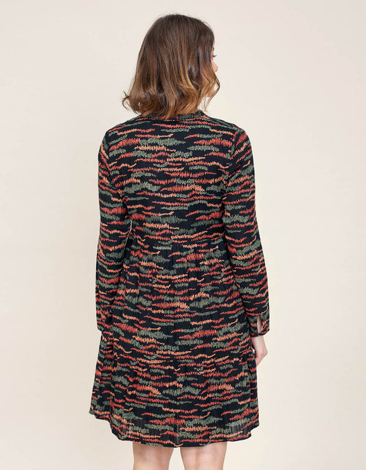 Robe ample imprimée coton MIYAMA