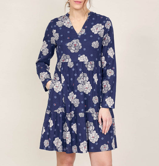 Robe ample imprimée coton MIYAMA