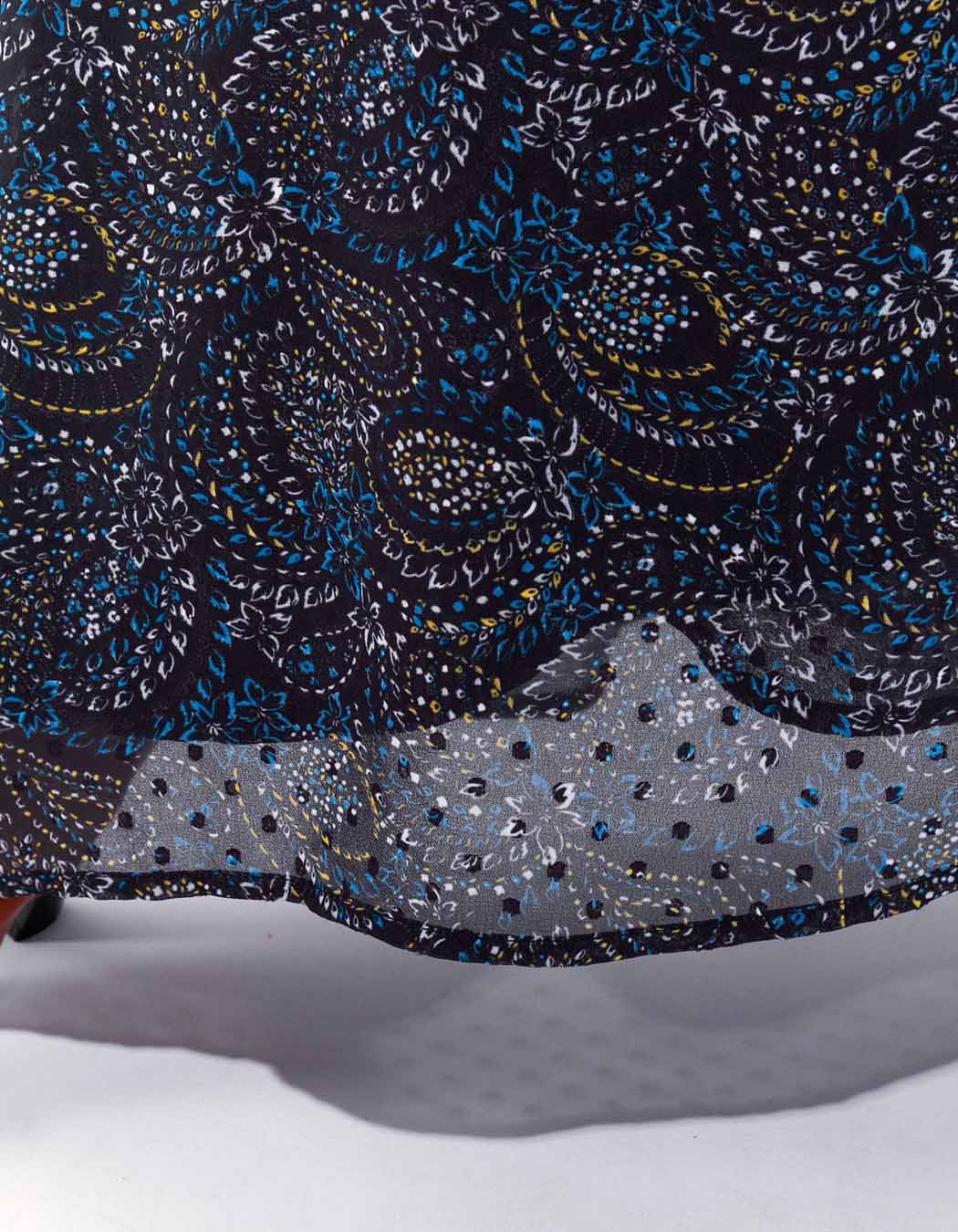 Robe longue fluide imprimée MALADA