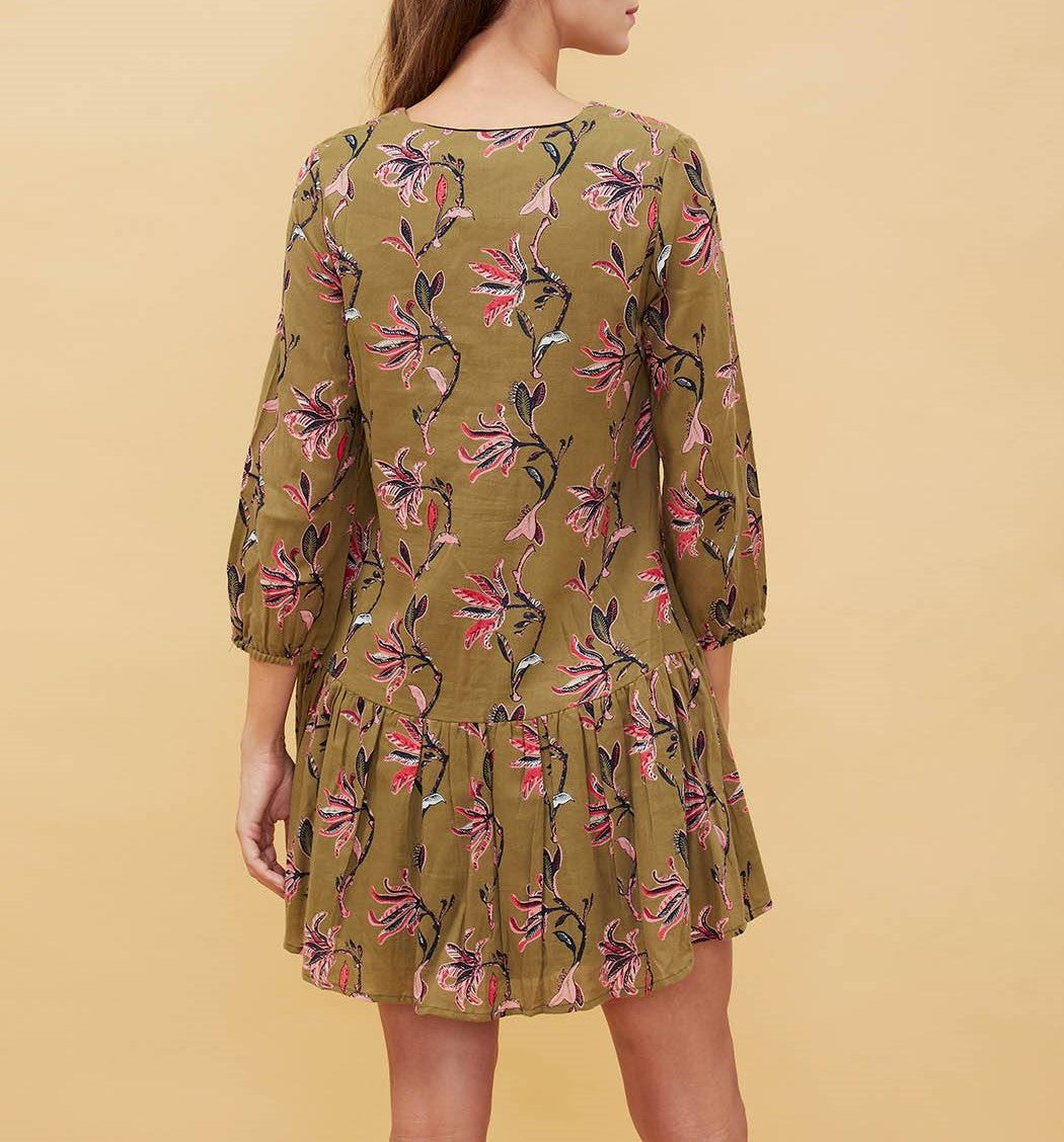 Robe volants coton Orba