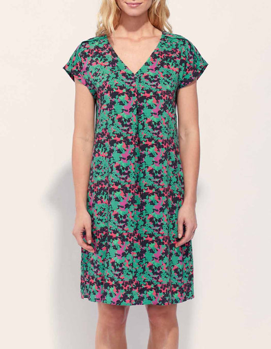 Robe imprimée fluide évasée TATOUINE