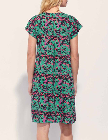 Robe imprimée fluide évasée TATOUINE