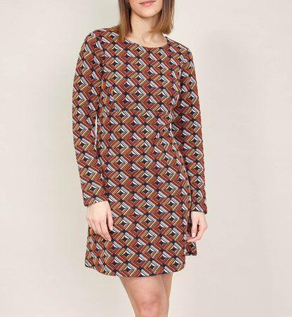 Robe maille imprimée WABI
