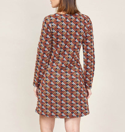 Robe maille imprimée WABI