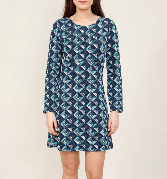 Robe maille imprimée WABI
