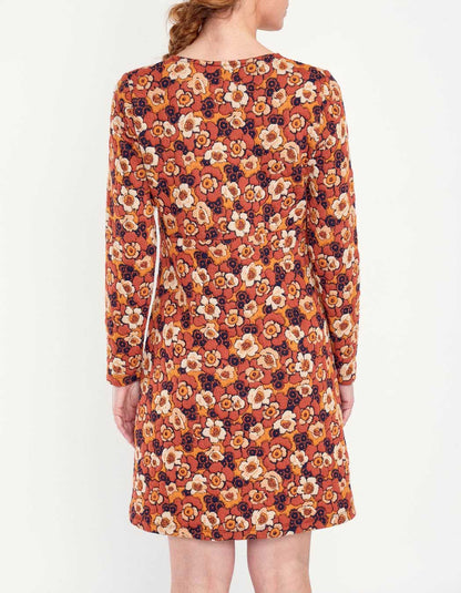 Robe en maille fleurie WABI