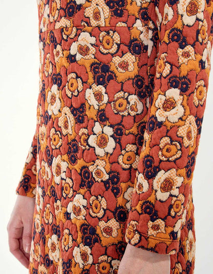 Robe en maille fleurie WABI