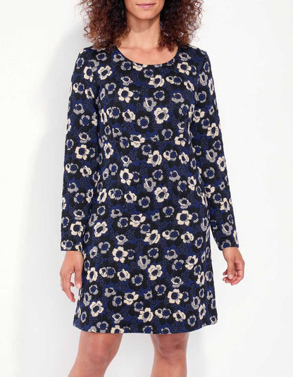 Robe en maille fleurie WABI