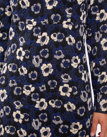Robe en maille fleurie WABI