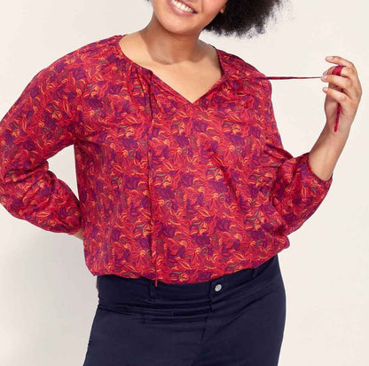 Blouse imprimée coton bio AYANA