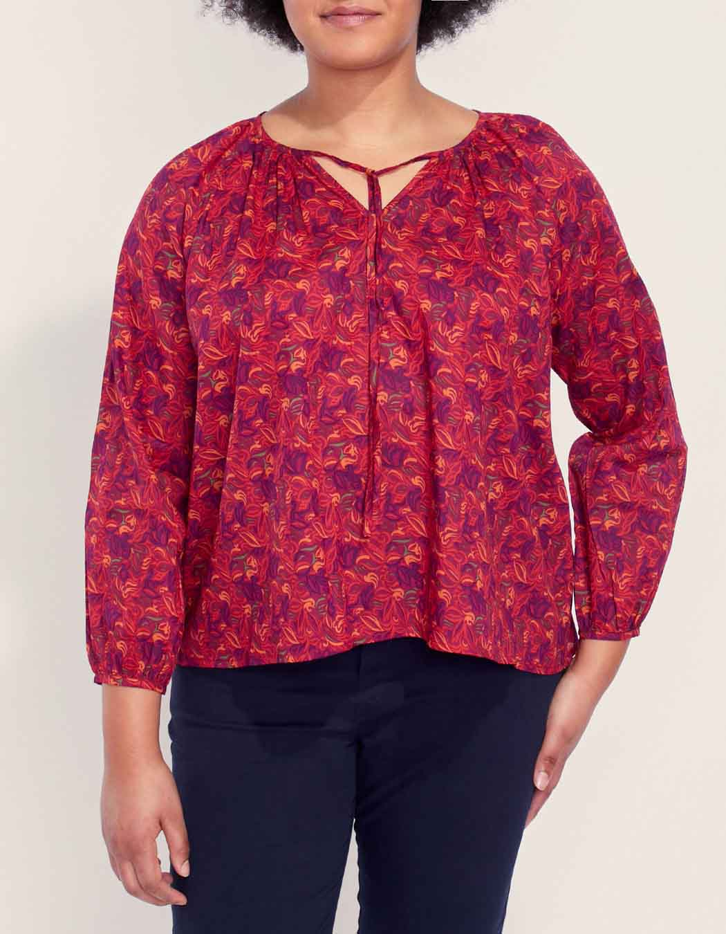 Blouse imprimée coton bio AYANA