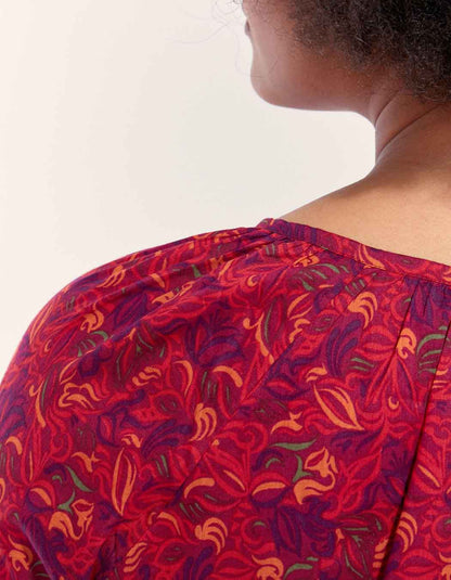 Blouse imprimée coton bio AYANA