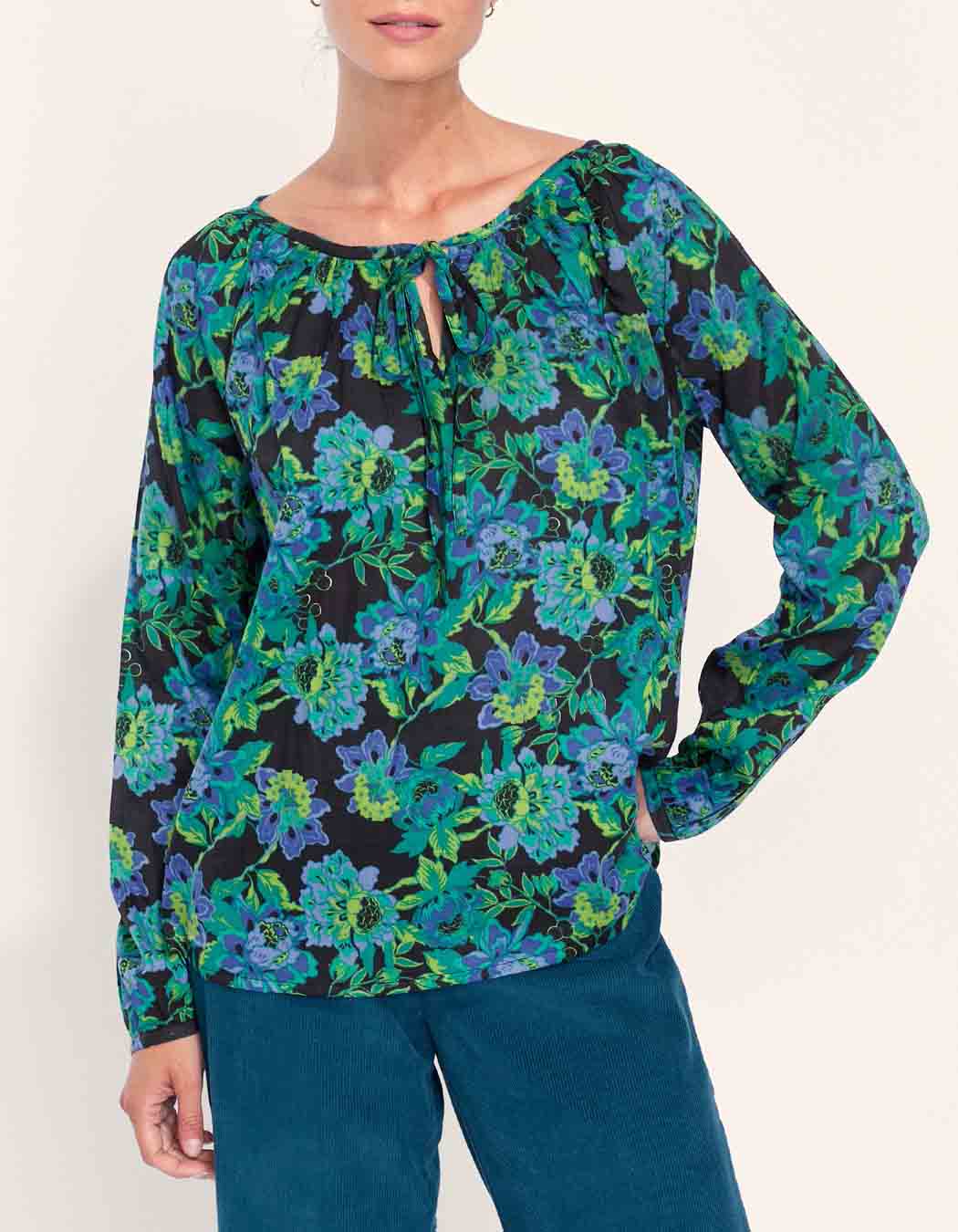 Blouse imprimée coton bio AYANA