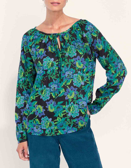 Blouse imprimée coton bio AYANA