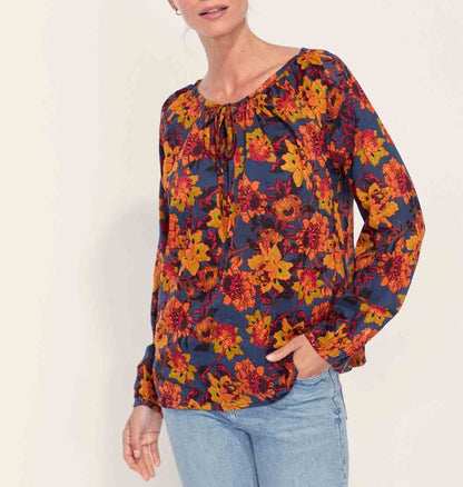 Blouse imprimée coton bio AYANA
