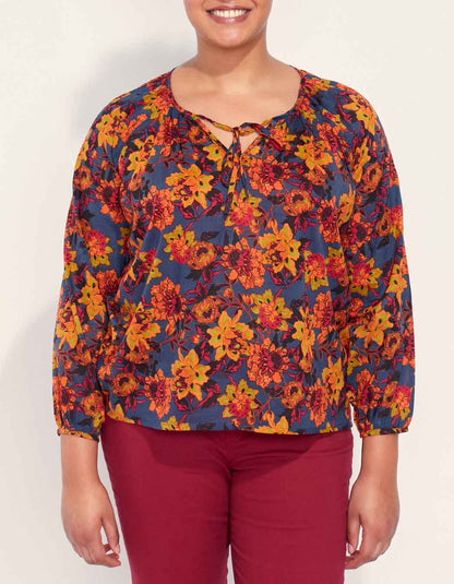 Blouse imprimée coton bio AYANA