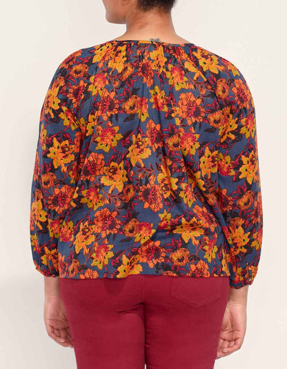 Blouse imprimée coton bio AYANA