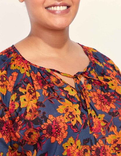 Blouse imprimée coton bio AYANA
