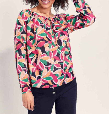 Blouse imprimée coton bio AYANA