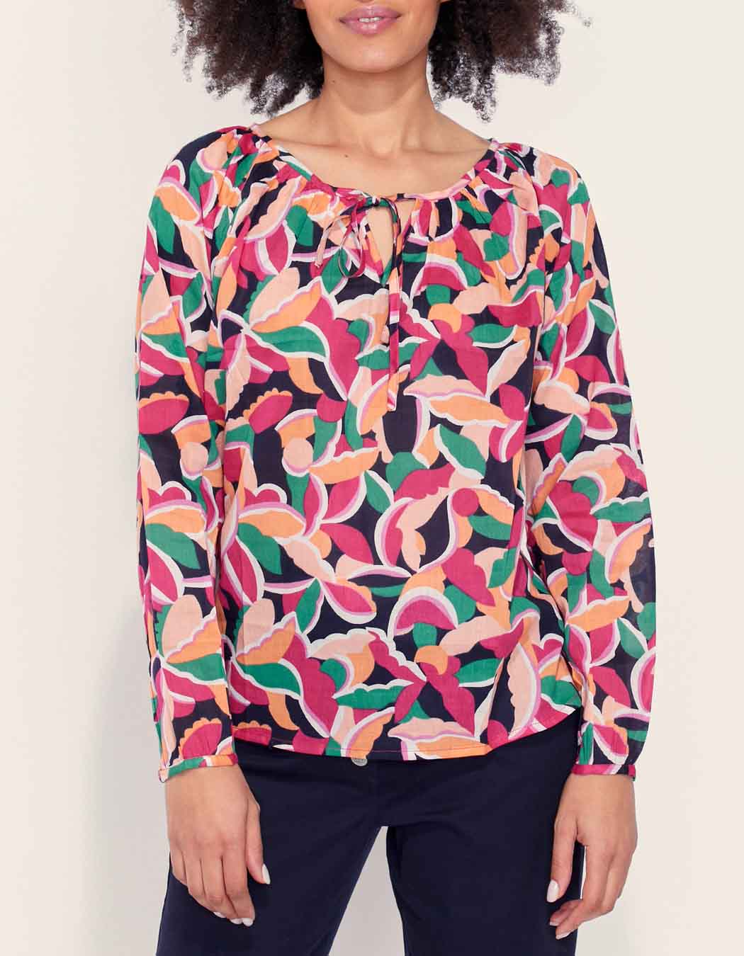 Blouse imprimée coton bio AYANA