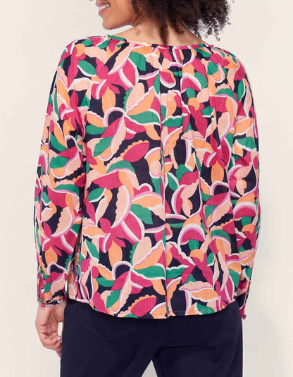 Blouse imprimée coton bio AYANA