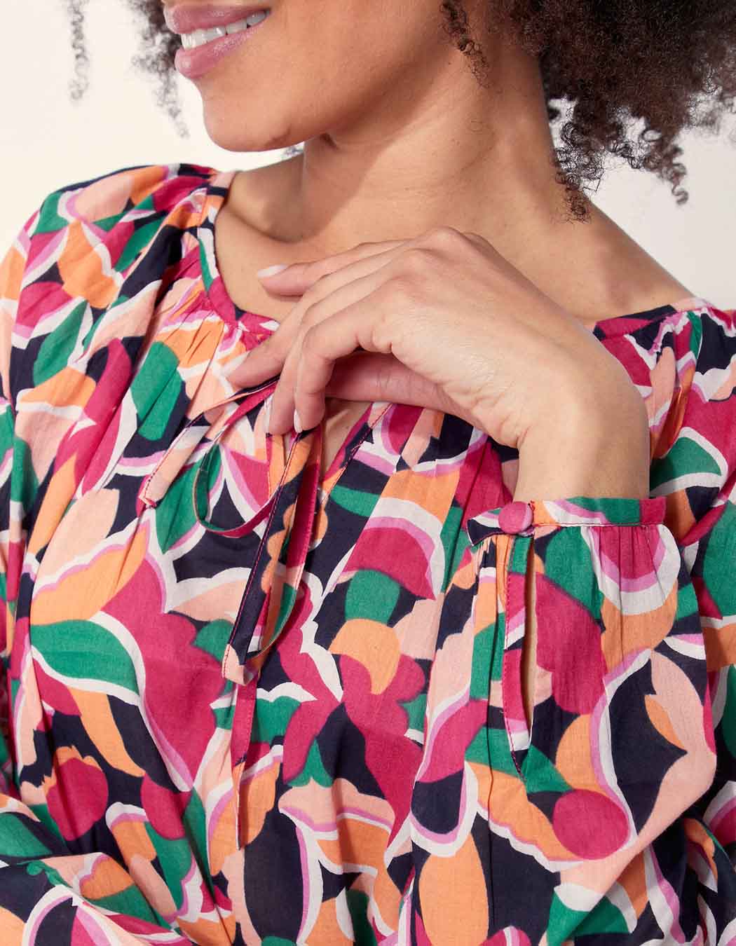 Blouse imprimée coton bio AYANA