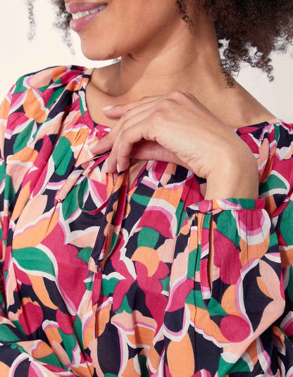 Blouse imprimée coton bio AYANA