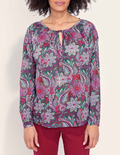 Blouse imprimée coton bio AYANA
