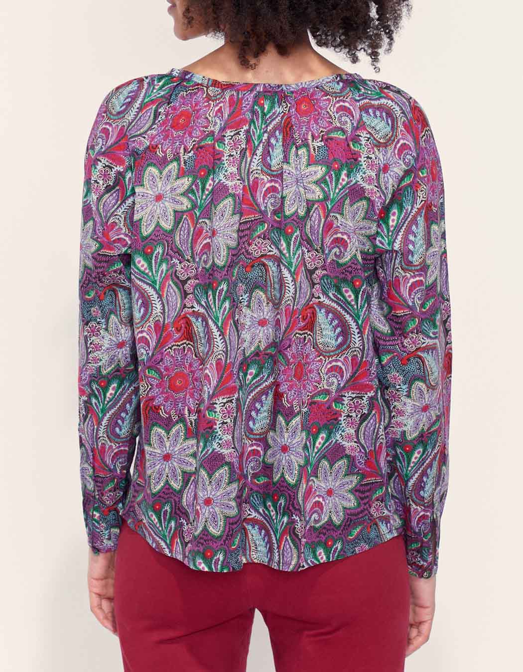 Blouse imprimée coton bio AYANA