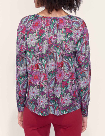 Blouse imprimée coton bio AYANA