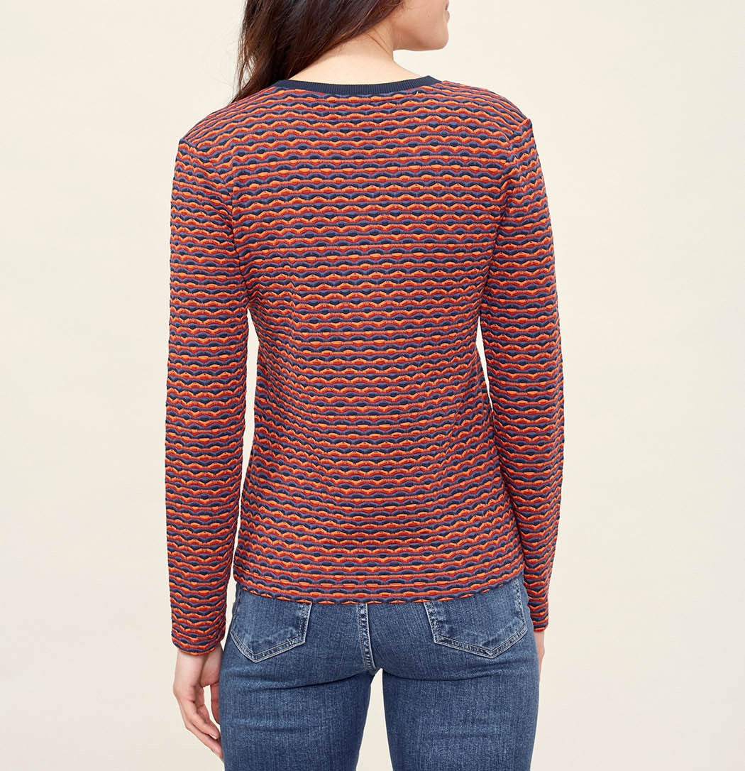 T-shirt imprimé col V BIWA