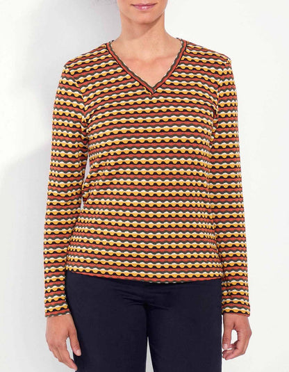 T-shirt jersey jacquard BIWA