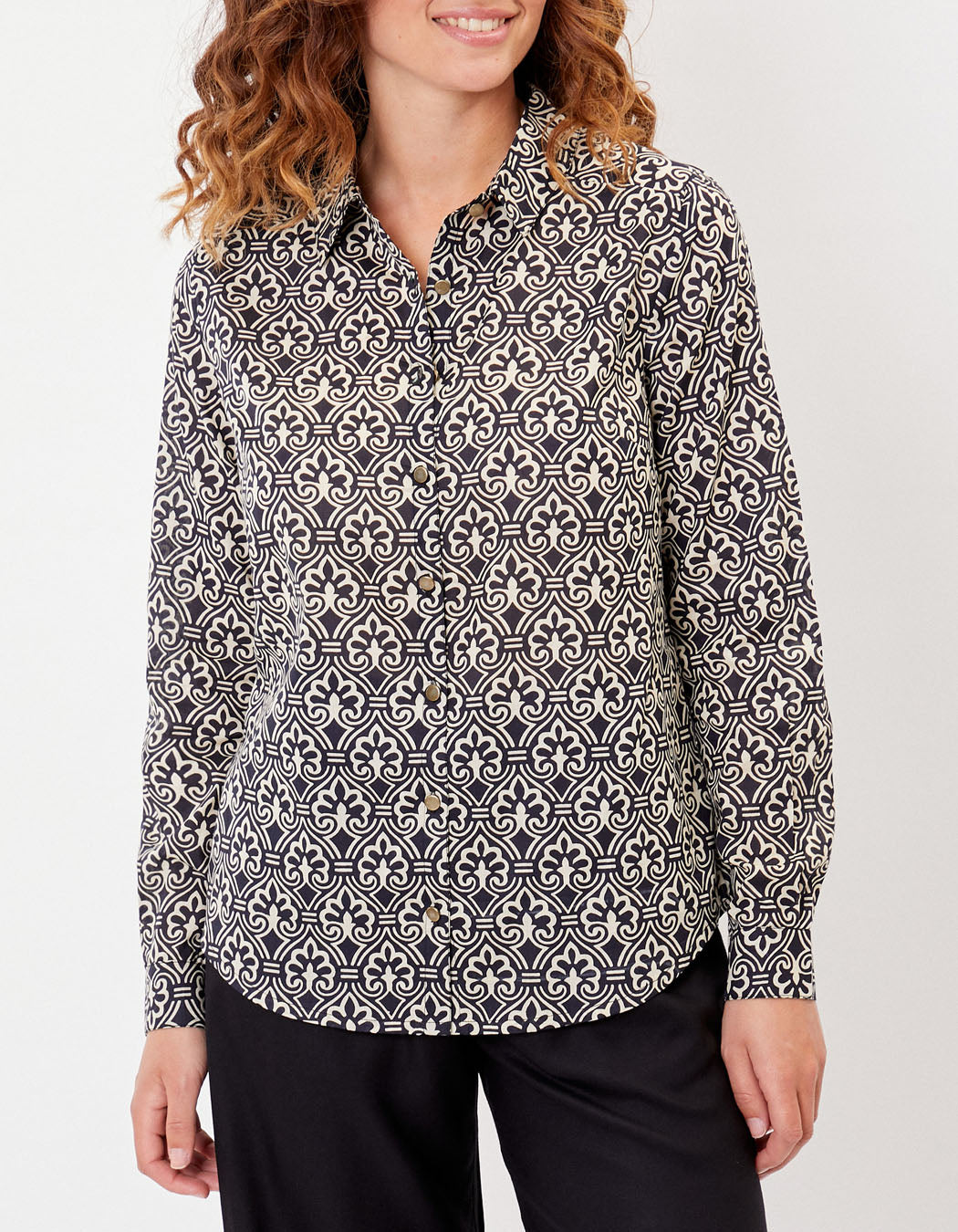 Chemise droite voile de coton bio FEBINY