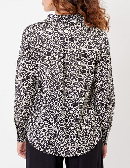 Chemise droite voile de coton bio FEBINY