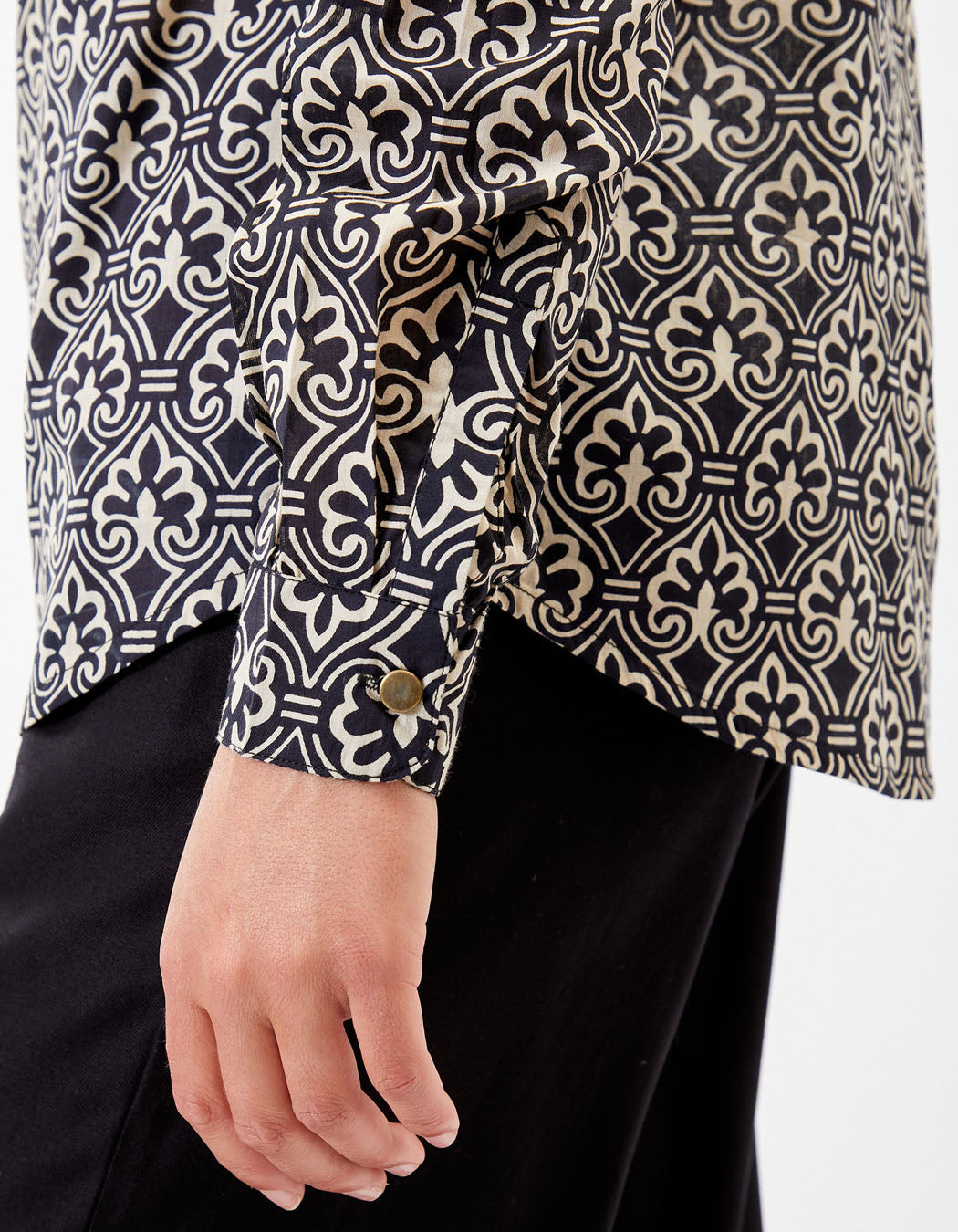 Chemise droite voile de coton bio FEBINY