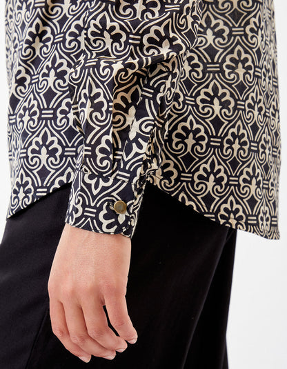 Chemise droite voile de coton bio FEBINY