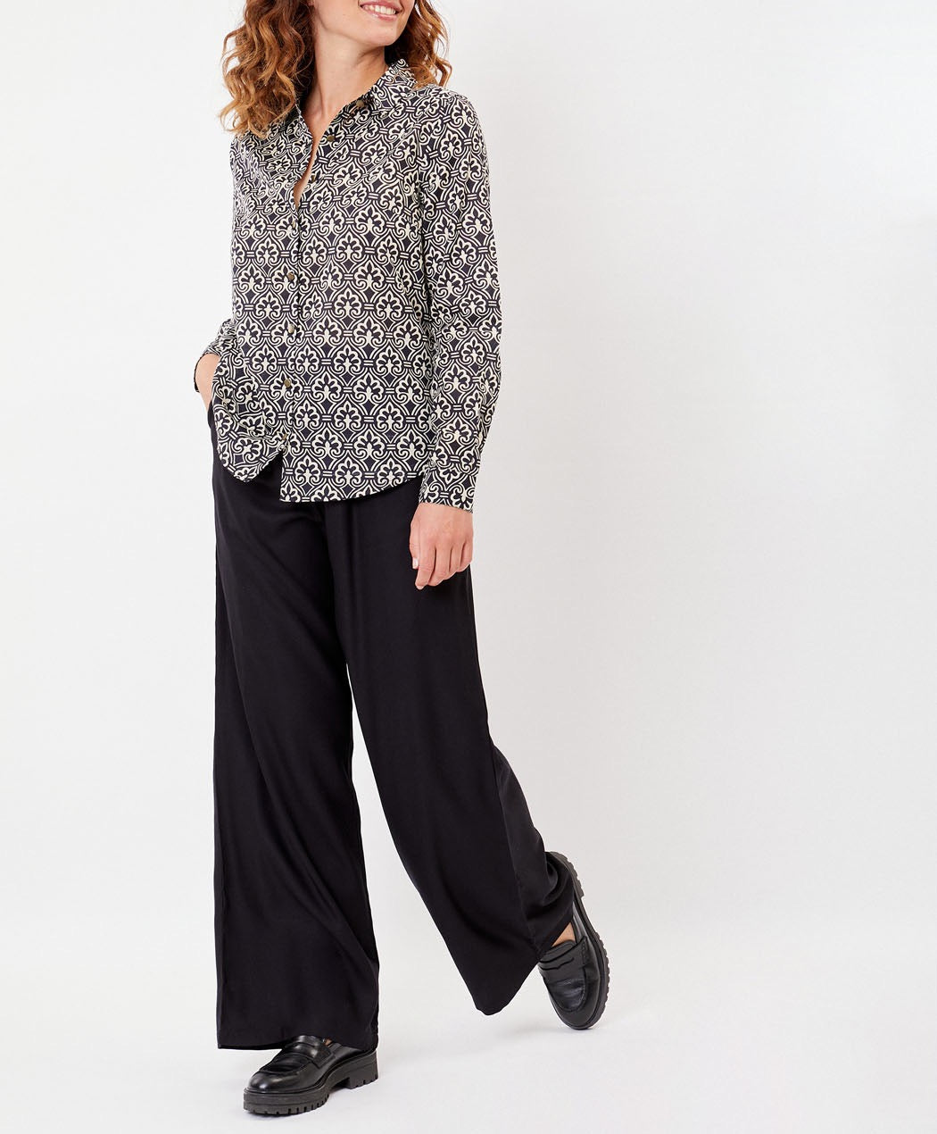 Chemise droite voile de coton bio FEBINY