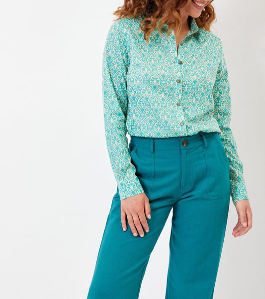 Chemise droite voile de coton bio FEBINY